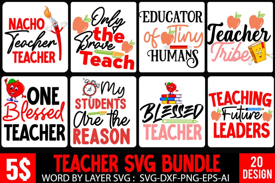 Teacher Svg Bundle, Teacher Svg, Teacher Svg Free, Free Teacher Svg 