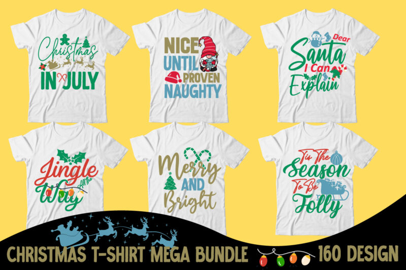 Christmas SVG Mega Bundle , 220 Christmas Design , Christmas svg bundle , 20 christmas t-shirt design , winter svg bundle, christmas svg, winter svg, santa svg, christmas quote svg,