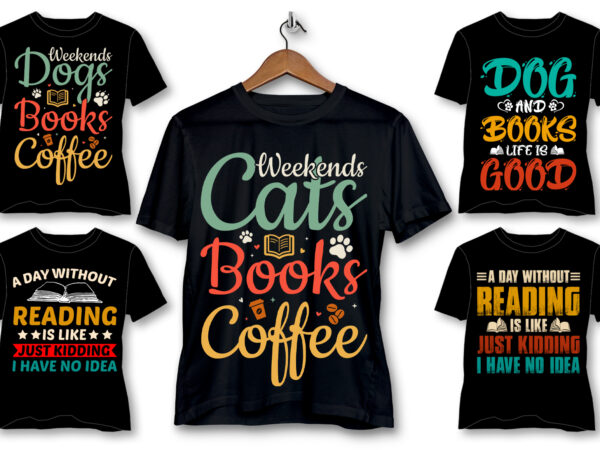 Reading book t-shirt design bundle-book lover t-shirt design bundle