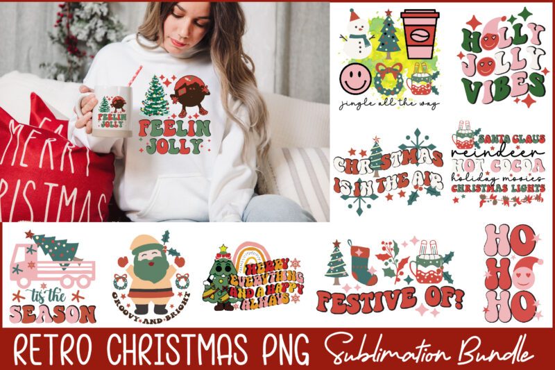 Tis Season Christmas Sublimation Merry Christmas Sweatshirt