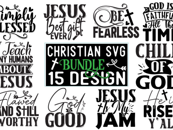 Christian svg t shirt design bundle