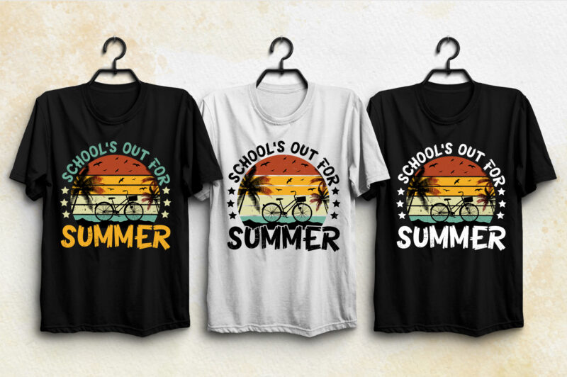 Sunset Vintage T-Shirt Design Bundle