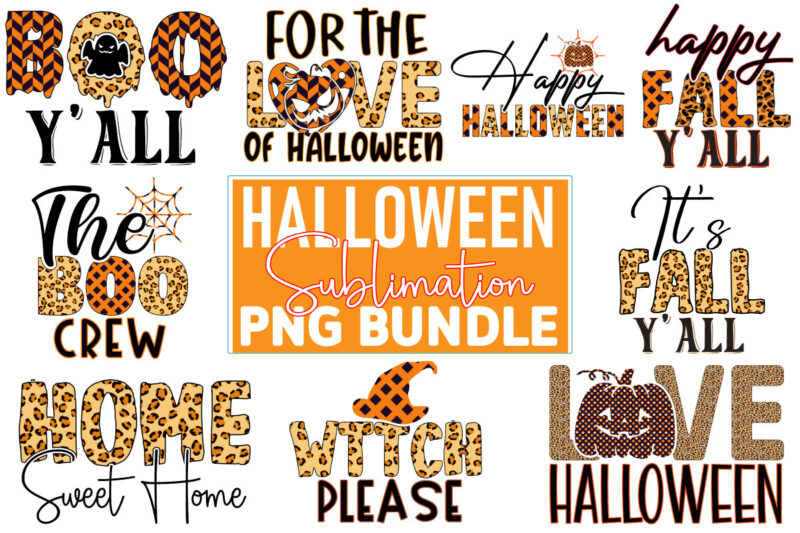 Halloween Sublimation Design Bundle