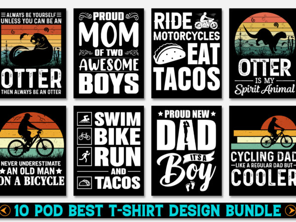 T-shirt design bundle