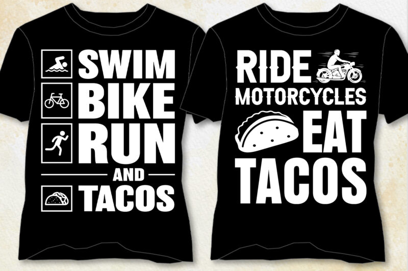 Taco T-Shirt Design-Taco Lover T-Shirt Design