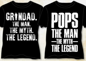 The Man The Myth The Legend T-Shirt Design