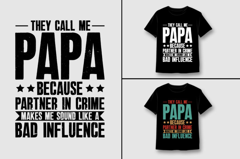 Dad T-Shirt Design Bundle