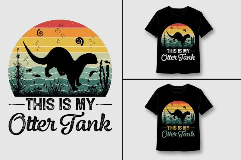 Sunset Retro Vintage T-Shirt Design Bundle