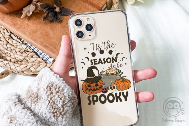 Tis The Season To Be Spooky Sublimation Designs