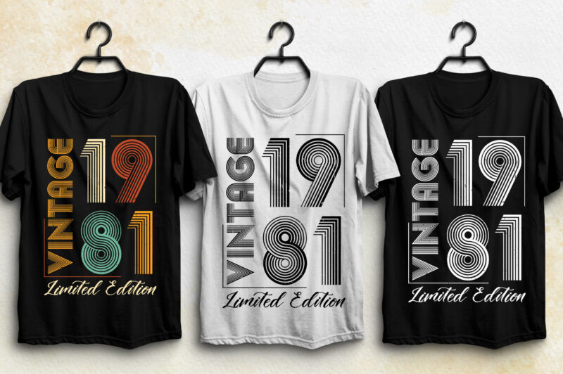 Vintage Limited Edition T-Shirt Design Bundle