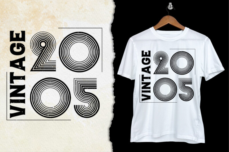 Vintage 2005 Birthday T-Shirt Design - Buy t-shirt designs