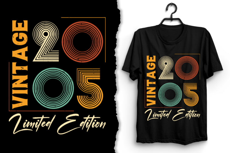 Vintage 2005 Limited Edition T-Shirt Design