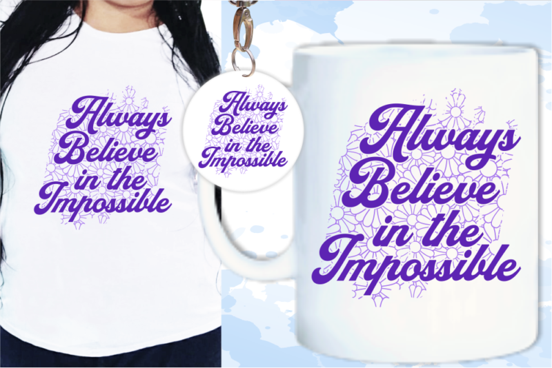 Inspirational Quotes T shirt Designs Bundle