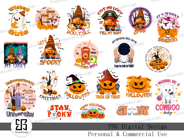 Happy halloween sublimation bundle tshirt design