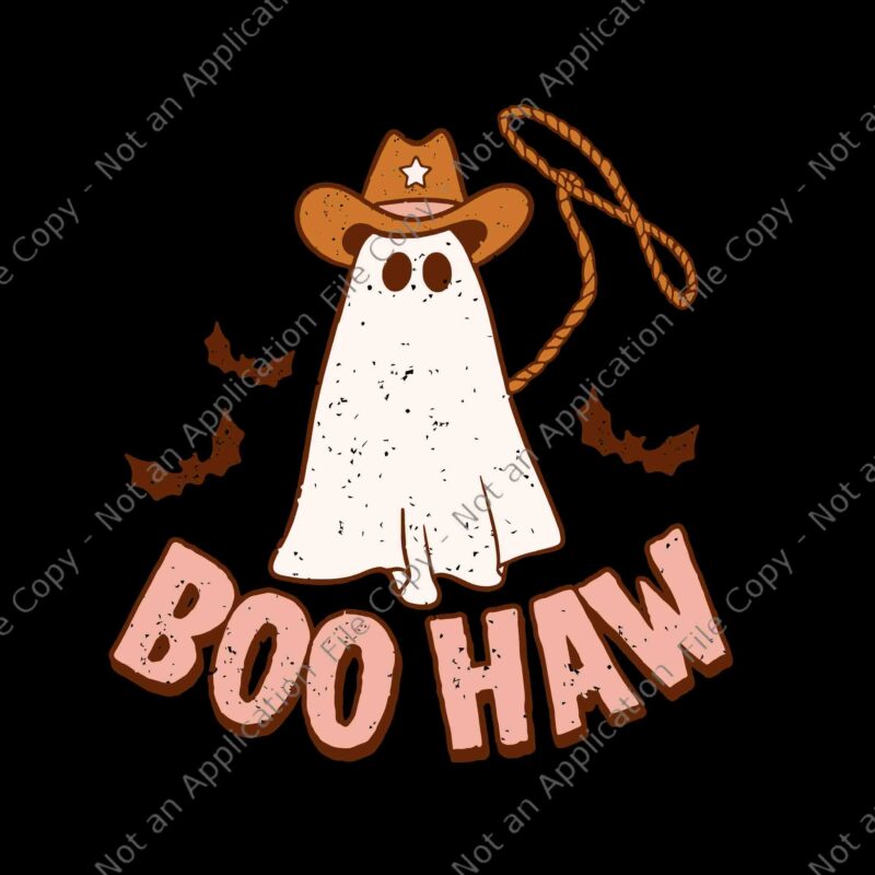 Boo Haw Retro Western Ghost Halloween Party Svg, Boo Haw Svg, Boo Halloween Svg, Halloween Svg, Shost Halloween Svg, Ch ch ch meow meow meow scary halloween cat svg,ch ch