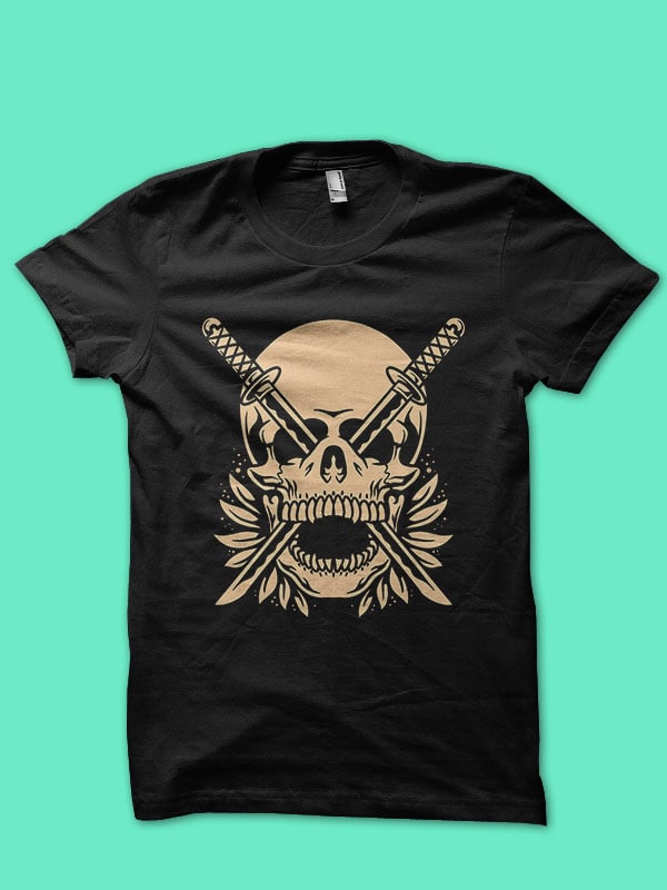 katana skull