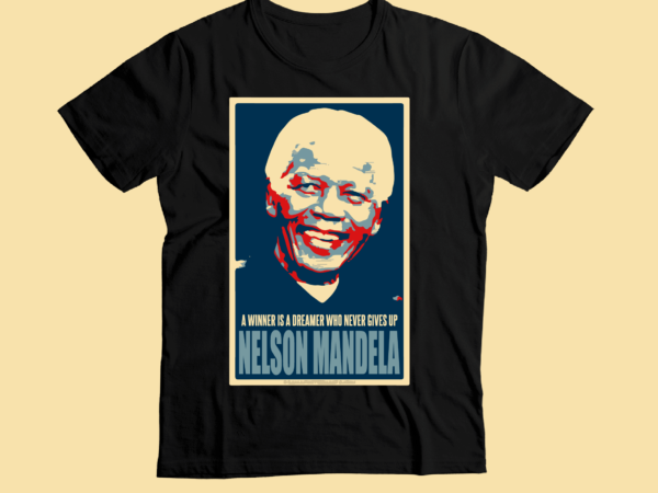 Nelson mandela t-shirt design