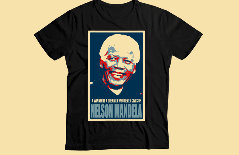 nelson Mandela t-shirt design