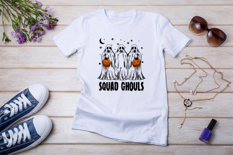 Retro Halloween Sublimation Bundle Tshirt Design