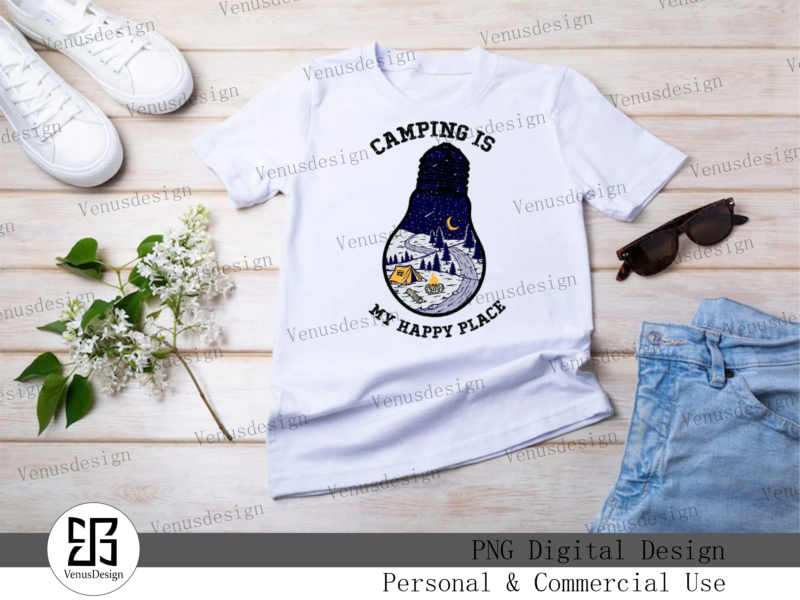 Best Camping Sublimation Bundle Tshirt Design