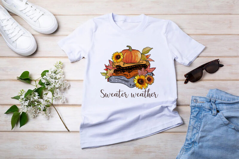 Fall Sublimation PNG Bundle Tshirt Design