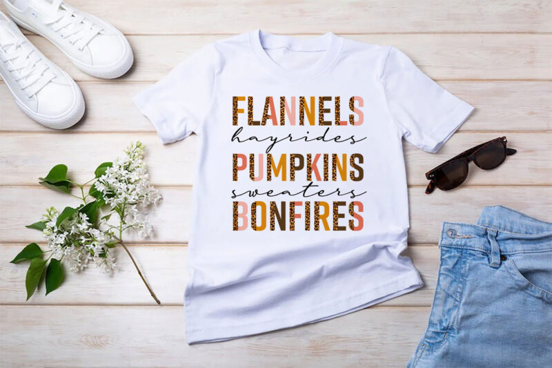 Fall Sublimation PNG Bundle Tshirt Design