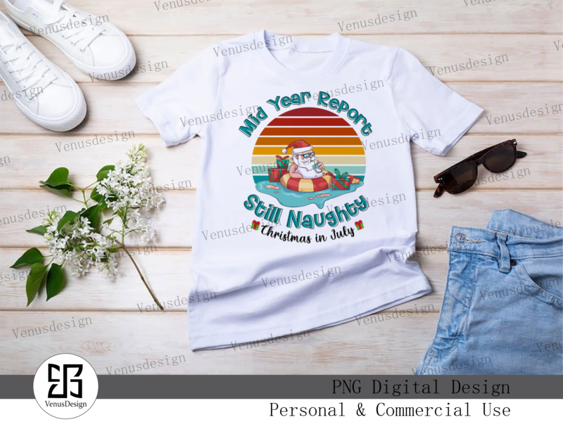 Christmas In July Sublimation Bundle Tshirt Design