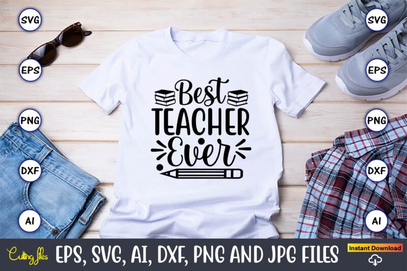 School T-Shirt SVG 20 Design Bundle Vol.4, School, School svg, School t-shirt, t-shirt design, t-shirt,Back To School SVG Bundle, First Day Of School, Hello Retro, 1st Day Of School, Teacher