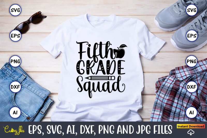 School T-Shirt SVG 20 Design Bundle Vol.4, School, School svg, School t-shirt, t-shirt design, t-shirt,Back To School SVG Bundle, First Day Of School, Hello Retro, 1st Day Of School, Teacher