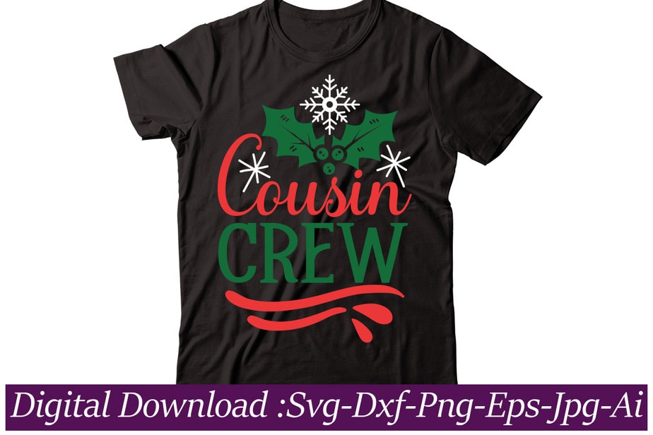 Cousin Crew t-shirt design,Funny Christmas SVG Bundle, Christmas sign