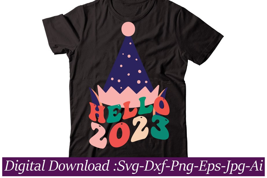 Hello 2023 t-shirt design,Winter SVG Bundle, Christmas Svg, Winter svg