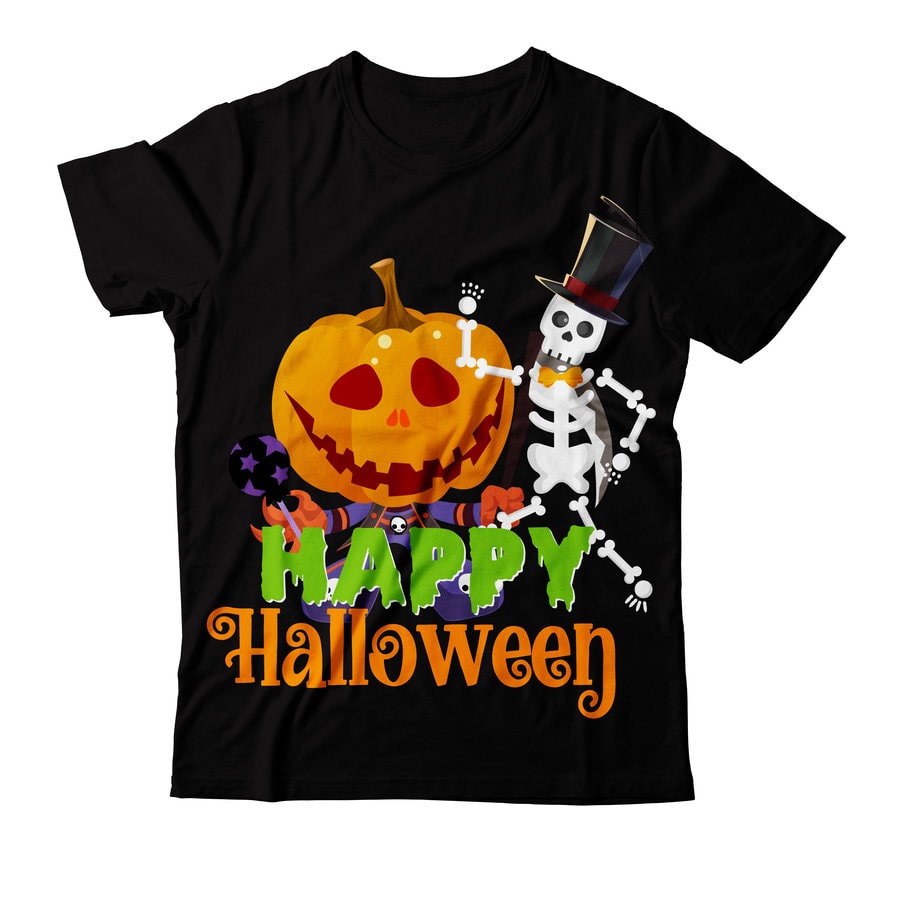 Happy Halloween T-shirt Design,Halloween t-shirt design ,Love T-shirt ...