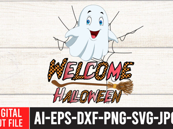 Welcome halloween sublimation design , halloween sublimation bundle , halloween sublimation png , halloween sublimation bundle , halloween png print , transparent background , sublimation png, halloween bundle png, trick