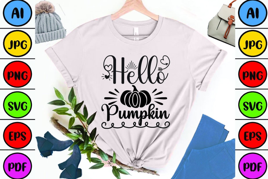 Hello Pumpkin - Buy t-shirt designs