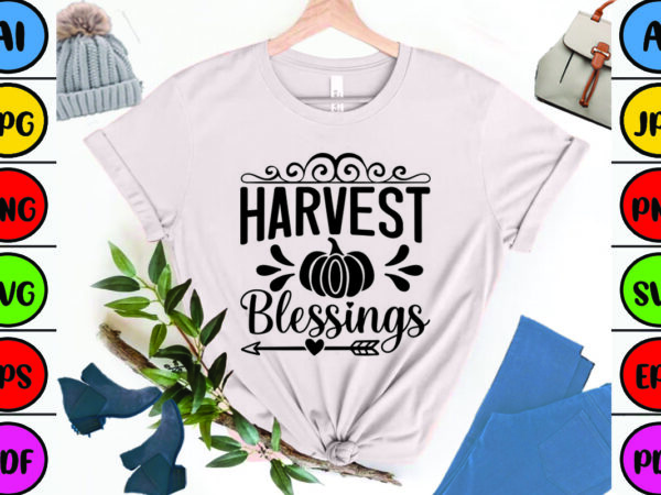 Harvest blessings graphic t shirt