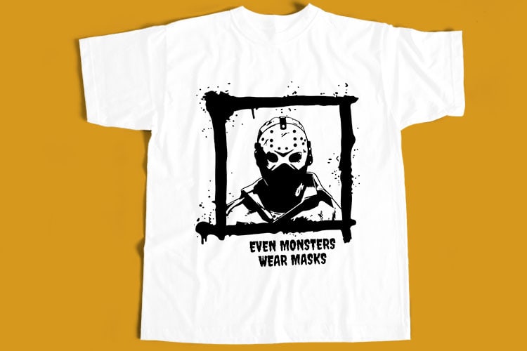 10 Best Selling Halloween T-Shirt Design Bundle For Commercial Use