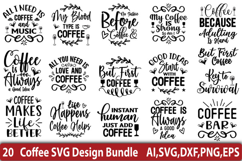 Coffee SVG Bundle