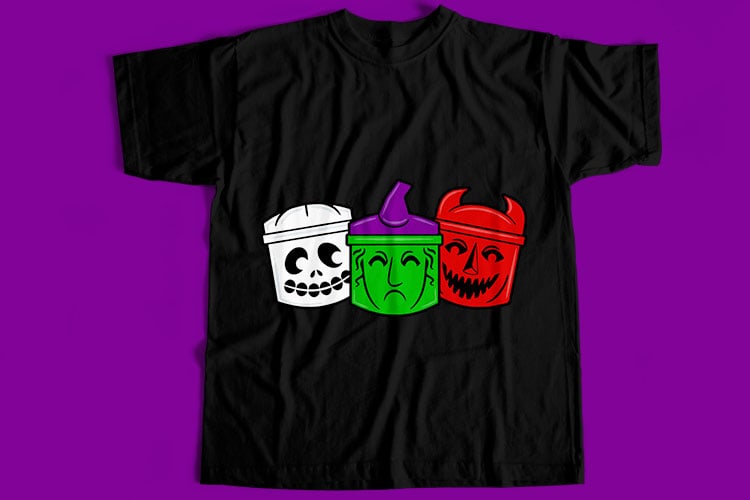 10 Best Selling Halloween T-Shirt Design Bundle For Commercial Use