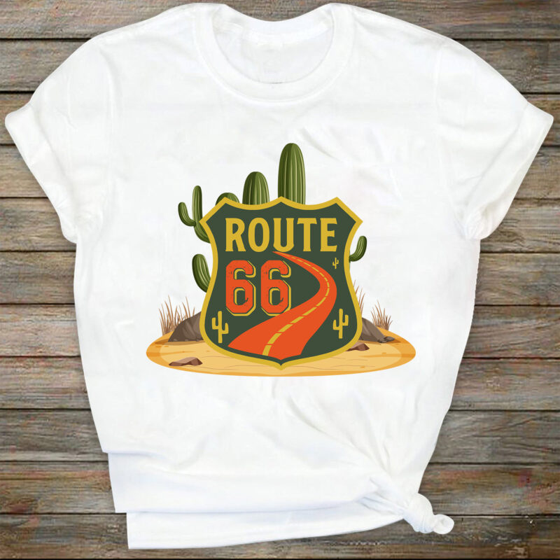 Route 66 PNG- Instant Digital Download-Boho Png Western Png Designs, Western sublimation, cactus png designs, road sign png, desert png