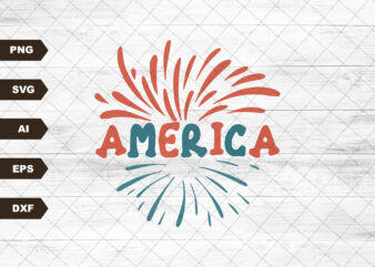 America SVG, Retro America svg PNG Sublimation, 4th Of July SVG, July 4th Svg, Groovy Independence Day Svg, Patriotic Svg