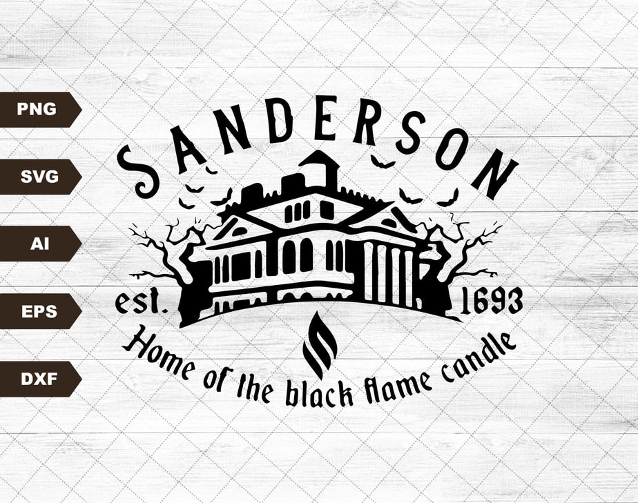 Sanderson Est. 1963 SVG, Witch Museum svg, Hocus Pocus Sanderson