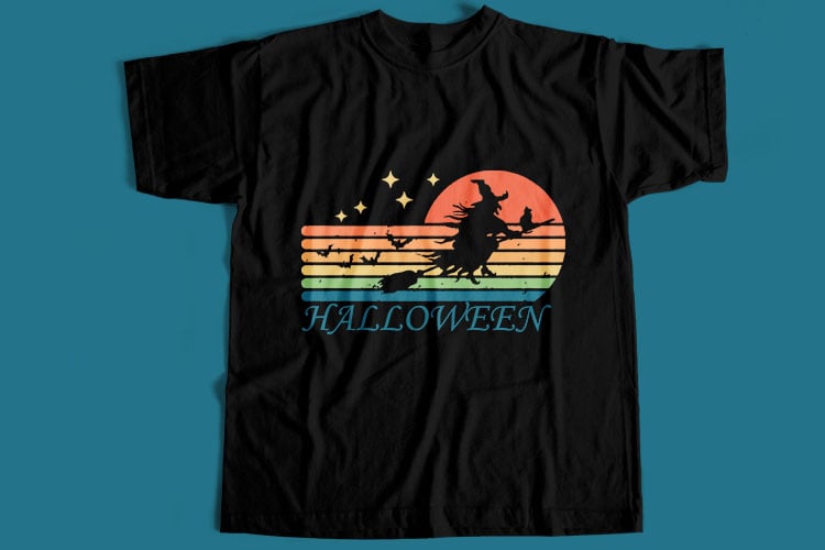 10 Best Selling Halloween T-Shirt Design Bundle For Commercial Use