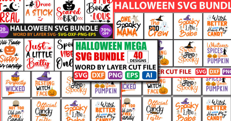 Halloween Mega t-shirt design, Mega SVG Bundle, Mega designs,Halloween SVG Bundle, Halloween Svg, fall svg, Halloween Witch Svg, Halloween Shirts, Witch SVG, Pumpkin svg, Fall Autumn, svg sayings,Halloween Svg Bundle,