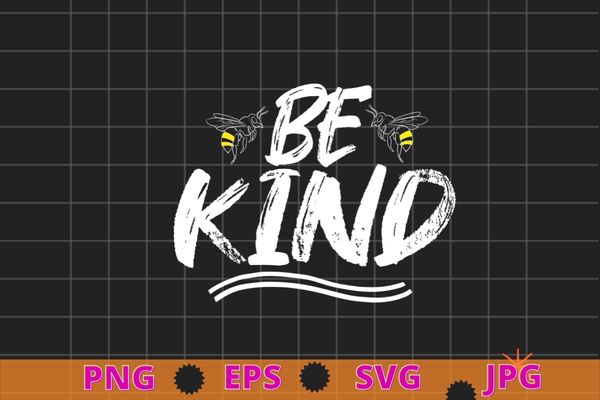 Unity Day Orange Shirt bee Be Kind Anti Bullying Gift T-Shirt design svg