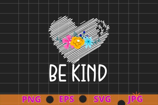 Cute Kind Orange Kindness Day floral, Anti-Bullying & Unity Day T-Shirt design svg,Sprinkle Kind Orange Kindness Day, Anti-Bullying & Unity Day T-Shirt