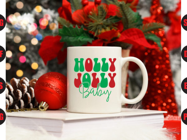 Holly jolly baby graphic t shirt