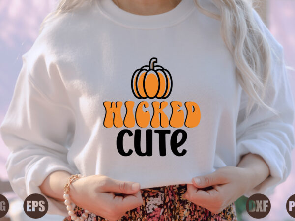 Wicked cute t shirt design for sale