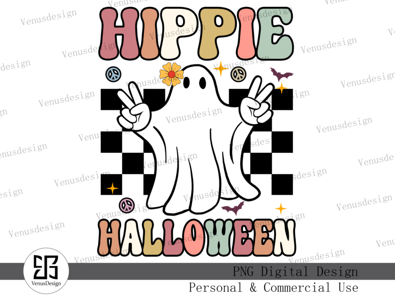 Hippie Halloween Sublimation Bundle – 20 PNG