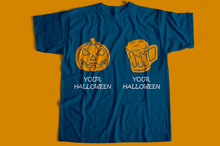 10 Best Selling Halloween T-Shirt Design Bundle For Commercial Use