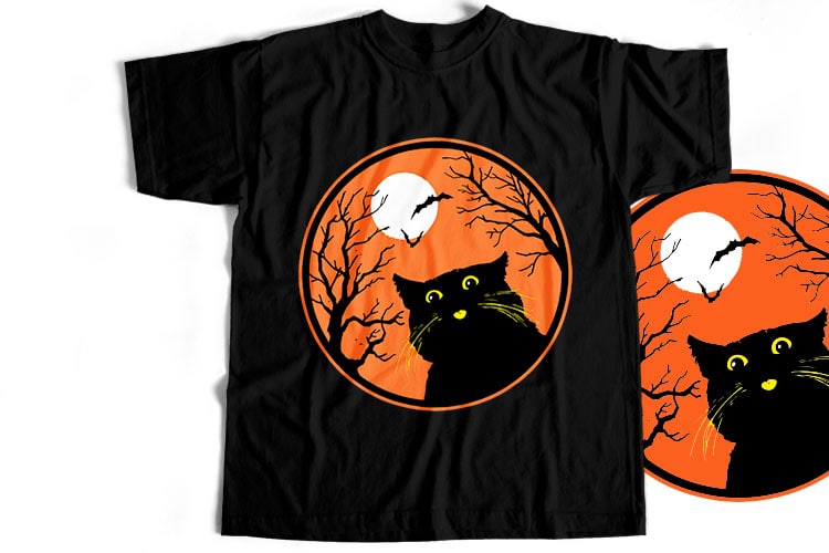 10 Best Selling Halloween T-Shirt Design Bundle For Commercial Use